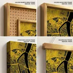 Strip below poster yellow map of Cairo