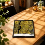 Strip below poster yellow map of Cairo