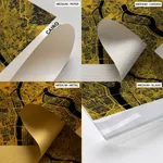 Strip below poster yellow map of Cairo