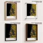 Strip below poster yellow map of Callao
