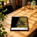 Strip below poster yellow map of Callao