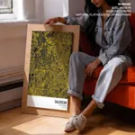Strip below poster yellow map of Caloocan