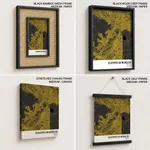 Strip below poster yellow map of Ecatepec De Morelos