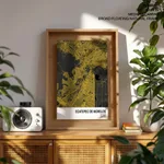 Strip below poster yellow map of Ecatepec De Morelos