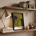 Strip below poster yellow map of Ecatepec De Morelos