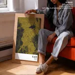 Strip below poster yellow map of El Alto