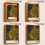 Strip below poster yellow map of Faridabad