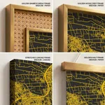 Strip below poster yellow map of Giza