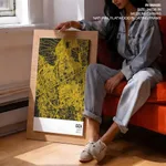 Strip below poster yellow map of Giza