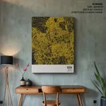 Strip below poster yellow map of Giza
