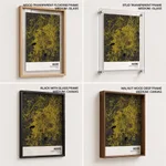 Strip below poster yellow map of Indore