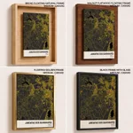 Strip below poster yellow map of Jaboatao Dos Guararapes