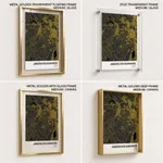 Strip below poster yellow map of Jaboatao Dos Guararapes