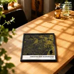 Strip below poster yellow map of Jaboatao Dos Guararapes