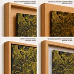 Strip below poster yellow map of Kajang