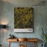 Strip below poster yellow map of Kajang