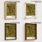 Strip below poster yellow map of Kuala Lumpur