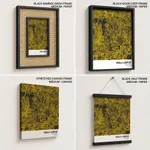 Strip below poster yellow map of Kuala Lumpur