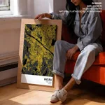 Strip below poster yellow map of Madurai