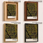 Strip below poster yellow map of Narayanganj