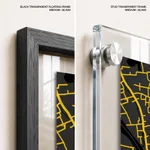 Strip below poster yellow map of Narayanganj