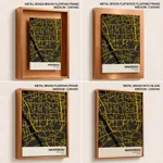 Strip below poster yellow map of Narayanganj