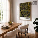 Strip below poster yellow map of Narayanganj