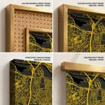 Strip below poster yellow map of Osasco