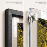 Strip below poster yellow map of Osasco
