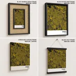 Strip below poster yellow map of Osasco