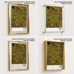 Strip below poster yellow map of Osasco