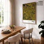 Strip below poster yellow map of Osasco
