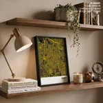 Strip below poster yellow map of Osasco