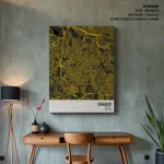 Strip below poster yellow map of Osasco