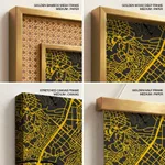 Strip below poster yellow map of Pasig