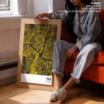 Strip below poster yellow map of Pasig