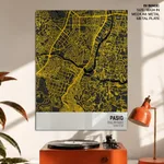 Strip below poster yellow map of Pasig