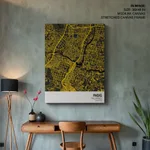 Strip below poster yellow map of Pasig