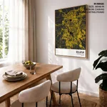 Strip below poster yellow map of Solapur