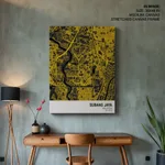 Strip below poster yellow map of Subang Jaya