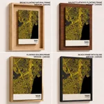 Strip below poster yellow map of Taguig