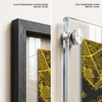 Strip below poster yellow map of Taguig