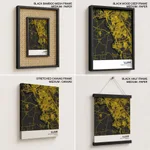Strip below poster yellow map of Ujjain
