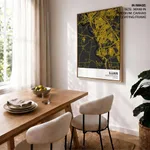 Strip below poster yellow map of Ujjain