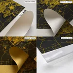 Strip below poster yellow map of Ujjain