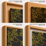 Strip below poster yellow map of Ulhasnagar