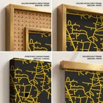 Strip below poster yellow map of Ulhasnagar