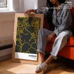 Strip below poster yellow map of Ulhasnagar