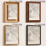 Gradient card white map of Noida