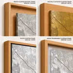 Gradient card white map of Noida